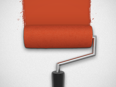 Paint Roller cinema 4d javin ladish paint photoshop