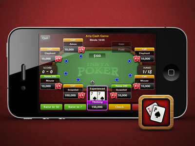 Insta Poker for iPhone game icon ios iphone javin ladish poker ui