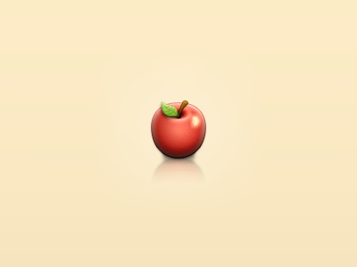 An Apple a Day apple fruit icon illustration javin ladish vector