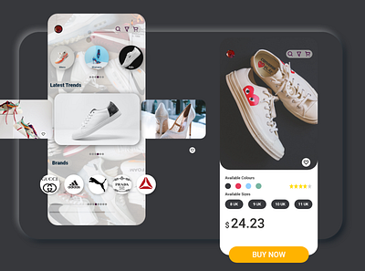 e-Commerce shop design adobe adobexd dailyui design e commerce illustration logo photoshop shoes ui vector
