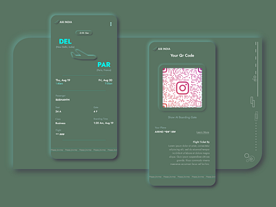 Boarding pass design