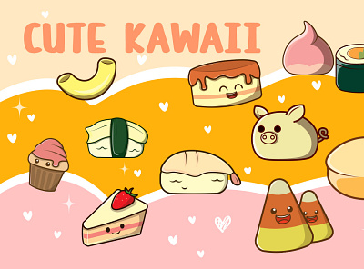 I will draw cute kawaii food cartoon character branding cartoon cute cartoon cute illustration design doodle food food cartoon graphic design graphic design graphicdesign graphics illustration kawaii kawaii illustration logo vector