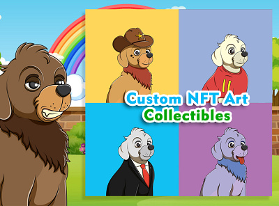 I will draw mascot, cartoon for nft collectible branding cartoon cartoon character crypto design graphic design graphicdesign graphics illustration illustrations illustrationsart nft nftart nftarts nftcollectible nftcollection nfts