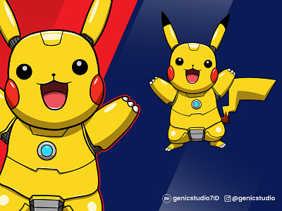 Pikachu - Custom Cartoon character and mascot design