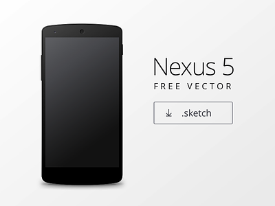 Nexus 5 Mockup android download free freebie mobile mock-up mockup nexus nexus 5 phone template vector