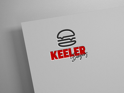 Keeler Burgers - Logo brand brand design brand identity branding business logo design designer flat flat design flat logo graphic design logo logo design logodesigner mark minimal minimalist symbol