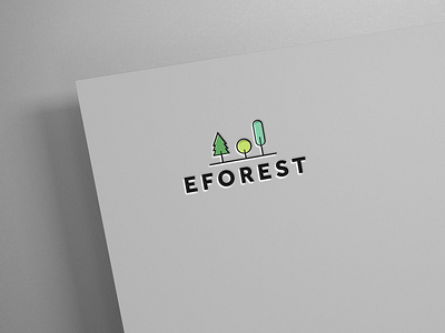 eForest - Logo brand brand design brand identity branding business logo design flat flat design flat logo graphic design illustration logo logo design mark minimal minimalist symbol