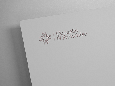 Conseils & Franchise - Logo brand design brand identity branding business coaching conseil consulting design flat flat logo illustration logo vector