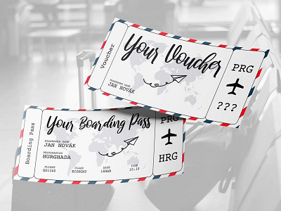 Gift voucher as a flight ticket adobe adobe illustrator adobeprogrammes design illustrator vector vector art vectorart vectors work