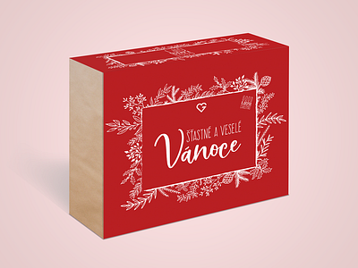 Christmas gift box branding christmas christmasbox giftbox graphic design logo packaging prints