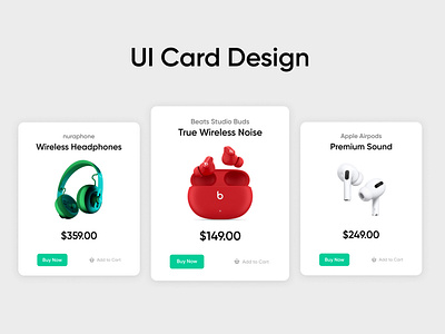 UI Card Design