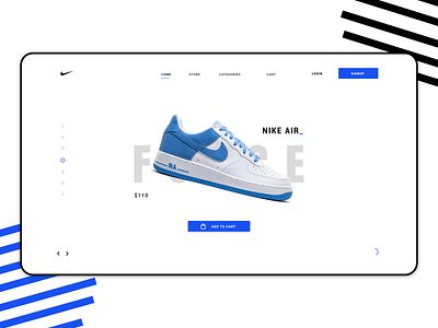 Nike Landing Page Concept - Day 08