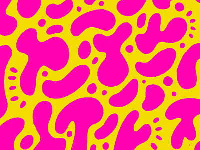 morning sketch illustration pattern pink shapes yellow
