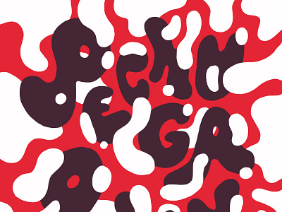 Pechuga o Milanesa design español illustration lettering mexico milanesa pechuga red shapes spanish typography white