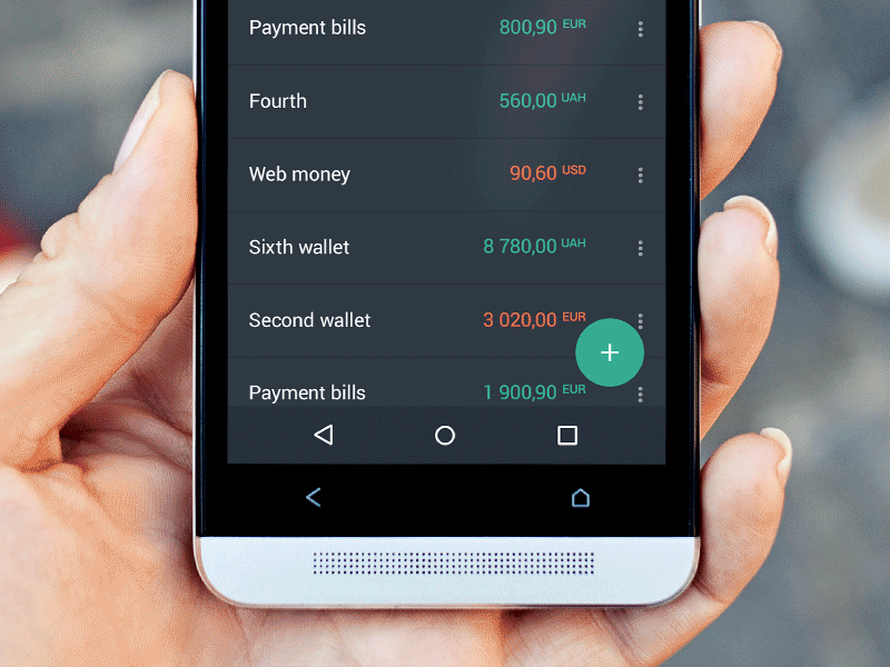 GIF for app menu android animation app finance flat gif interface material payment preloader ui ux