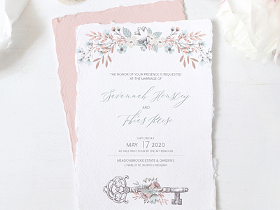 Rustic Wedding Invite design design cuts mockup print wedding invitation