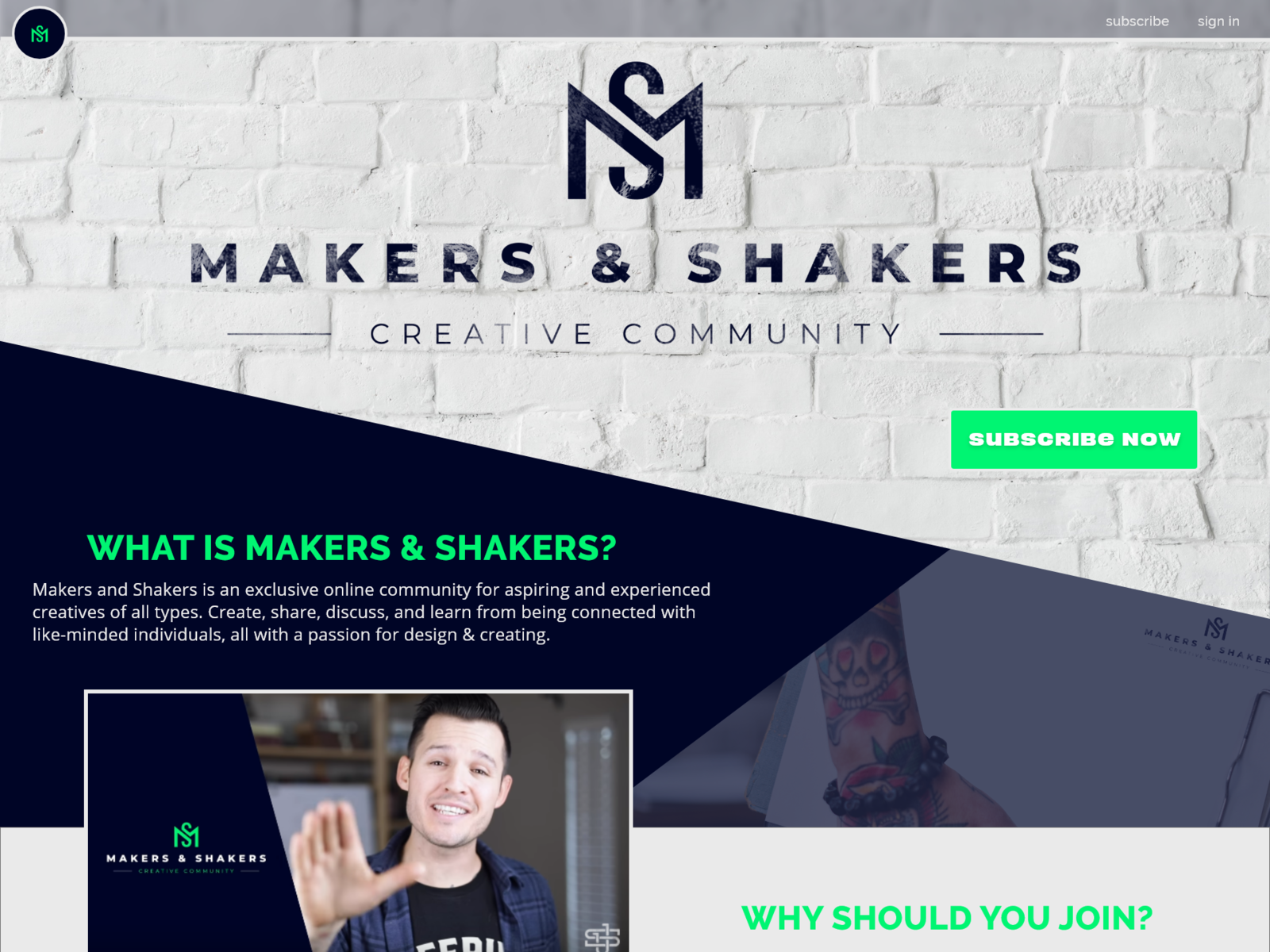 Speed Concept Makers & Shakers landing page challenge by Marcy