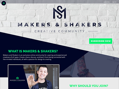 Speed Concept - Makers & Shakers landing page challenge