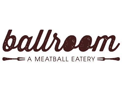 ballroom - Meatball Eatery branding communication logo