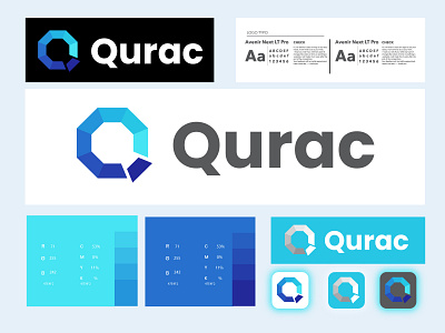 Q letter modern logo branding