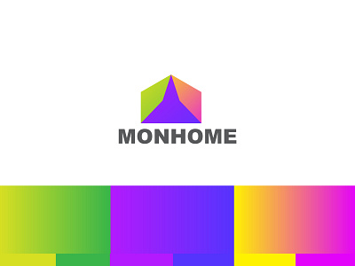 Home modern logo branding