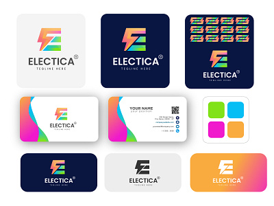 E letter bolt logo design a b c d e f g h i j k l m best bolt branding colorful design e logo ecommerce illustration letter e logo minimal modern n o p q r s t u v w x y z symbol tech logo thander top ui vector