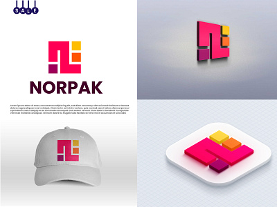 N logo - N letter logo - N modern logo