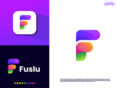 f letter logo - f logo - logo designer