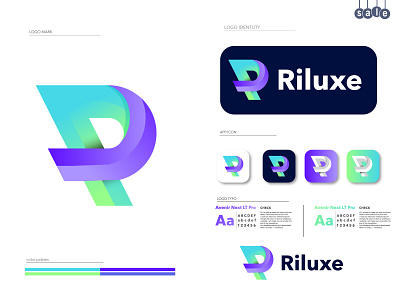 R logo - r letter logo - r modern logo  - logo designer