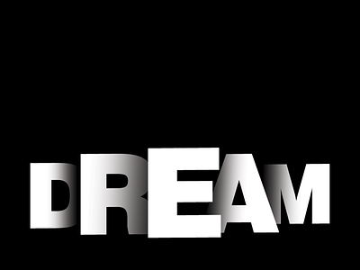 Dream design graphic design typography vector