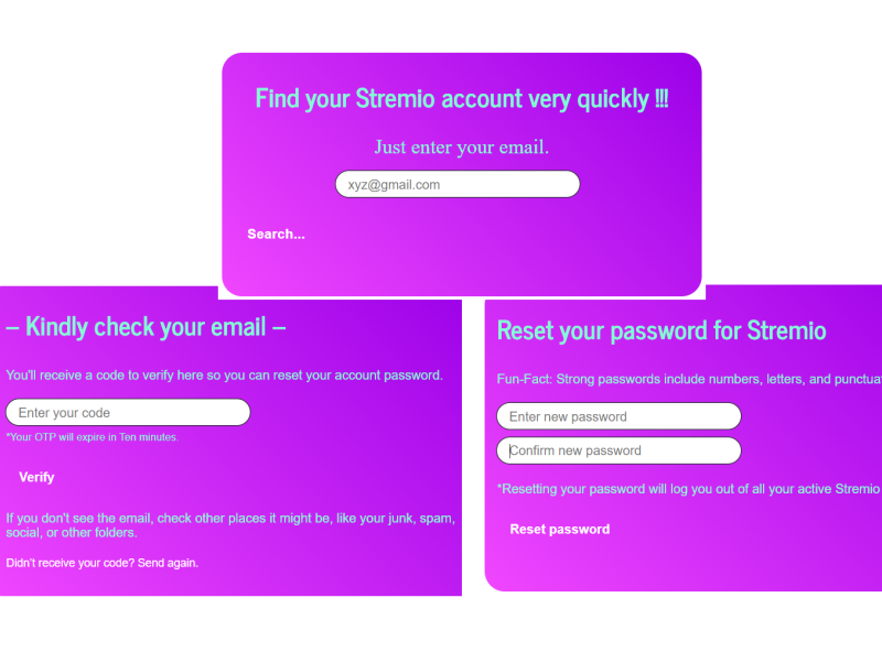 Forgot Password Ui Design By Abhishek Gupta On Dribbble