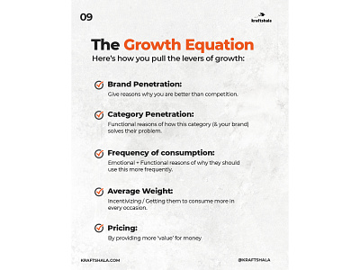 Summary growth equation growth marketing marketing framework