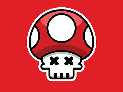 Death by Nintendo Mario Mushroom