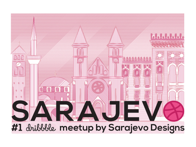 1# Sarajevo Dribbble Meetup design dribbble meetup graphic illustration meetup sarajevo