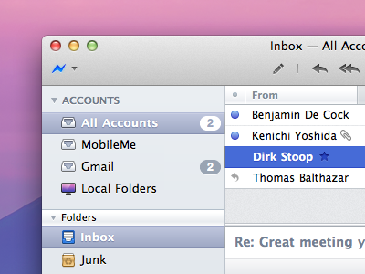 Postbox redesign app icons inbox