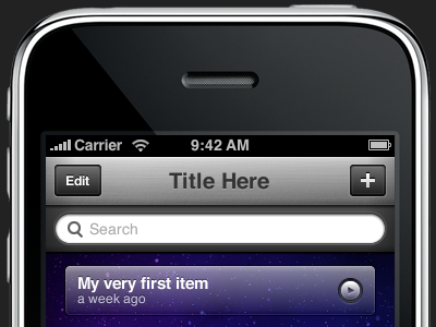My first iPhone app app black iphone tapplace