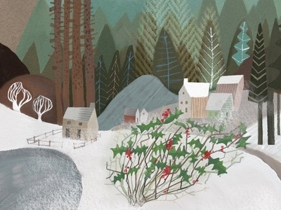 Forest background forest game illustration