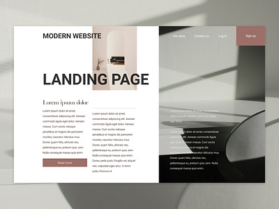 Daily UI - #003 / Landing Page design landingpage ui ux web webdesign