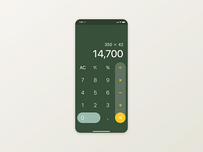 Daily UI - #004 / Calculator calculator ui design ui ux web webdesign