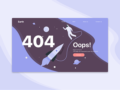 Daily UI - #008 / 404 Page