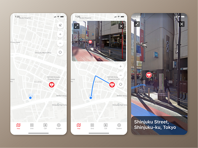 Daily UI Challenge 020 / Location Tracker