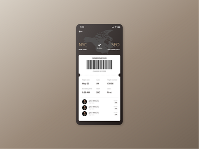 DailyUI024 / Boarding Pass