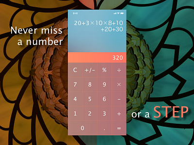 Calculator - Day04 #Daily UI calculator sketch ux