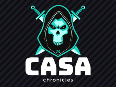 CASA Chronicles logo! design typography