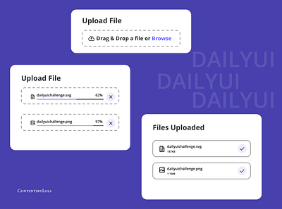 Daily UI #031 Upload File dailyui design files ui uidesign uiux upload