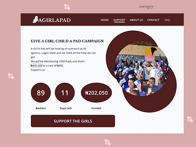 Daily UI #032 Crowdfunding