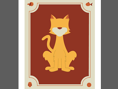 nine Happy Lives WIP 3 animal bright cat happy illustration vector wip