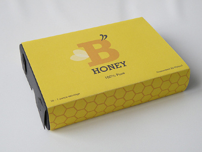 B Honey retail packaging logo packaging typography