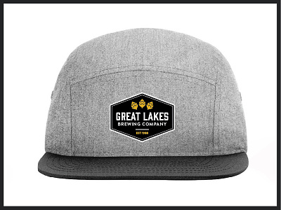 GLBC Rejected Hat Design apparel beer branding design glbc hat minimal patch rejected typography