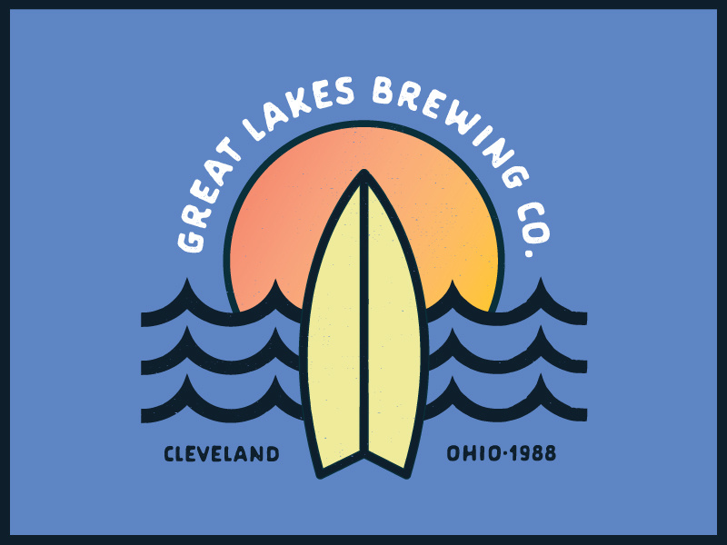 GLBC Rejected Chillwave Shirt Design typography surf shop surf shirt illustration glbc beer apparel